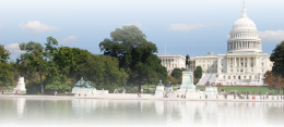 Panaramic photo of the US Capitol building